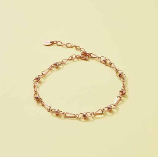 Rose Gold Charm Bracelet