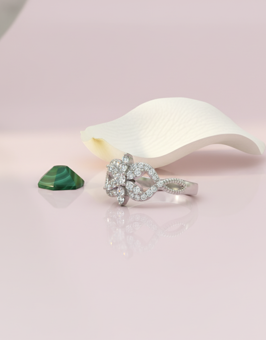 Bridal Star Stone Ring